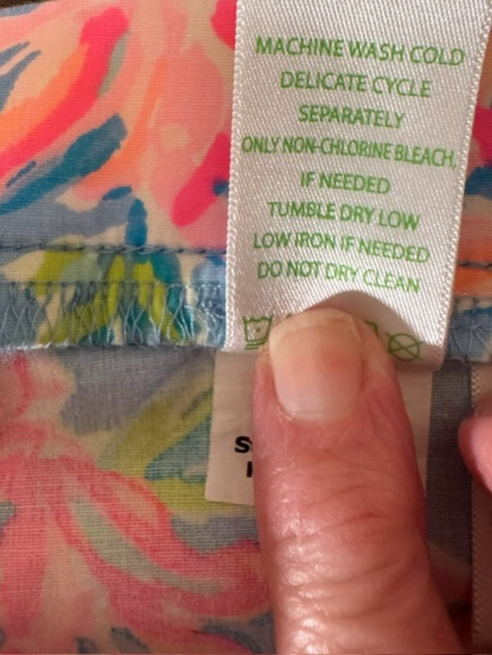 NWT Lilly Pulitzer Ocean View Shorts Blue Peri Sunrise Bay Floral Sz M $58 - Picture 9 of 12